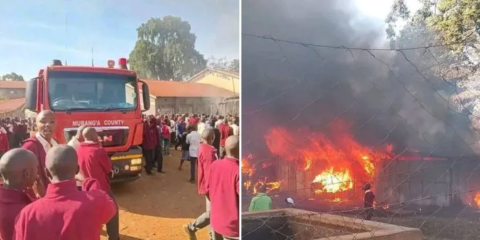 Morning fire destroys Hill School dormitory in Eldoret Morning fire destroys Hill School dormitory in Eldoret