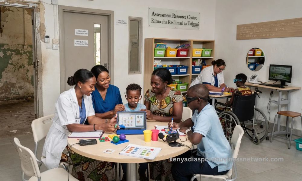 Education ministry to revive special needs education assessment centres Education specialists assessing children at a modern special needs education assessment centre in Kenya