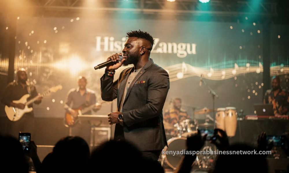 Mr Lenny to debut new album over the weekend Kenyan musician Mr Lenny performing at the Hisia Zangu album launch in Nairobi