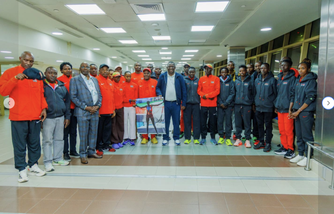 Triumphant Kenyan athletes return from Denmark Triumphant Kenyan athletes return from Denmark
