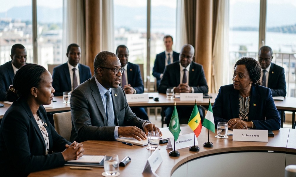 Health diplomacy must now deliver for the people African health diplomats and ministers discussing healthcare policy at international summit