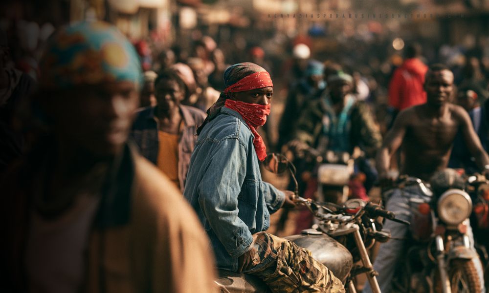 Crack Down on Gangs Kenyan goons in the streets of Nairobi