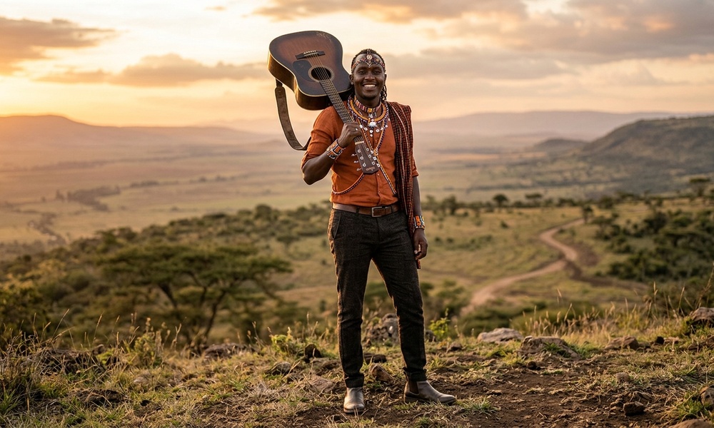 Maasai musician turns traditional sounds into a voice for climate justice Maasai musician turns traditional sounds into a voice for climate justice